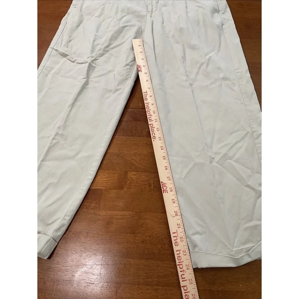 TOMMY BAHAMA MENS BEIGE TAN STRAIGHT COTTON LYOCELL SPANDEX BLEND PANTS SZ 36